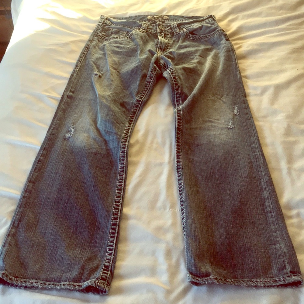 Silver Brand distressed jeans